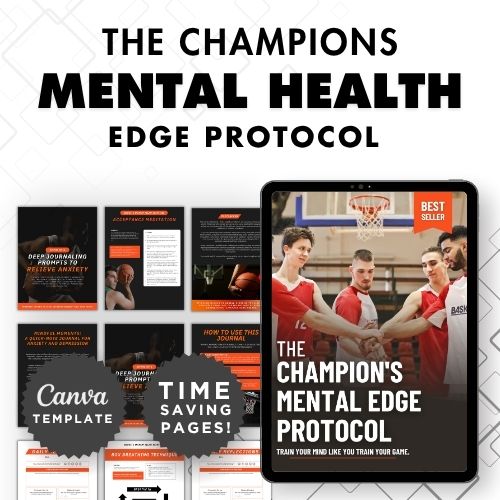 The Champion’s Mental Edge Protocol — a fully editable, coach-designed journal system that helps players conquer performance anxiety, build emotional resilience, and play with consistent confidence.
