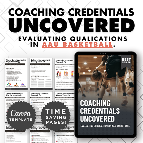 Coaching Credentials Uncovered: Evaluating Qualifications in AAU Basketball - Fully Editable Template