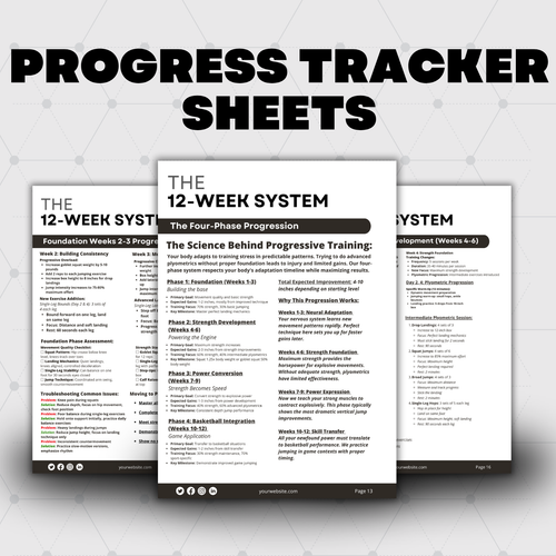 The Vertical Jump Development Program: Fully Editable Template