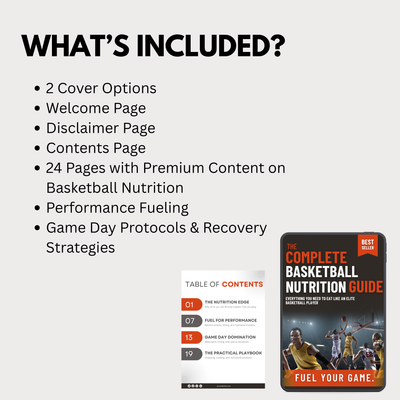 The Complete Basketball Nutrition Guide: A comprehensive, science-based nutrition system designed just for basketball players — and built to position you as the complete coach.