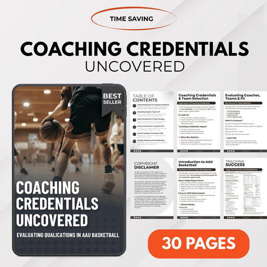 Coaching Credentials Uncovered: Evaluating Qualifications in AAU Basketball - Fully Editable Template