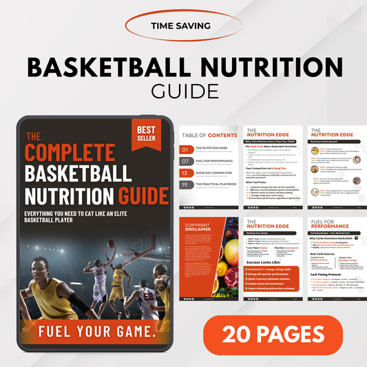The Complete Basketball Nutrition Guide: Fully Editable Template