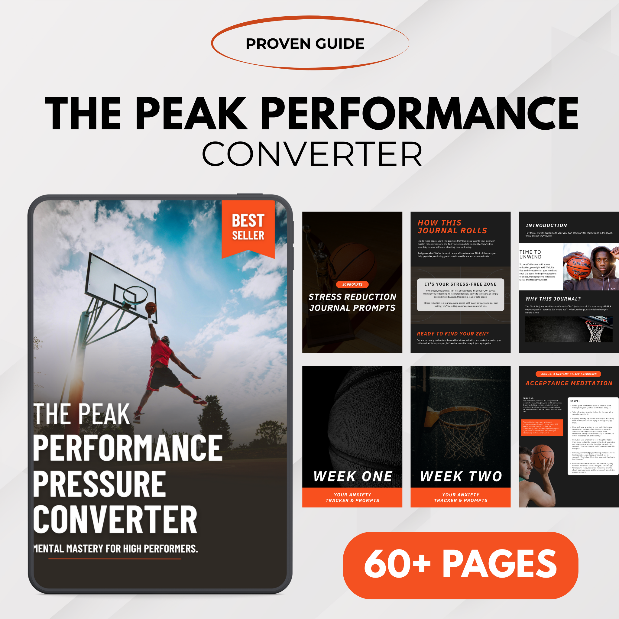 The Peak Performance Pressure Converter: Mental Mastery for High Performers - Fully Editable