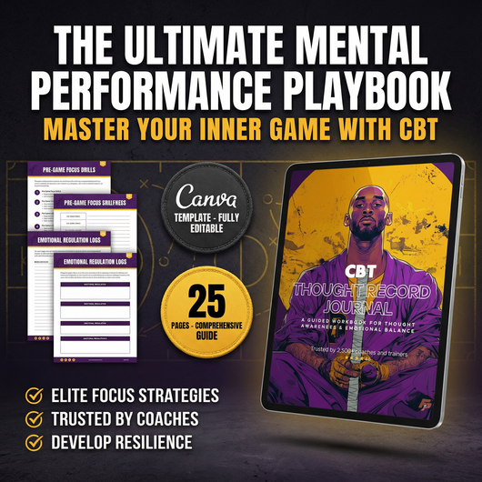 The Ultimate Mental Performance Playbook – Master Your Inner Game with CBT. Stop hoping your athletes develop mental toughness. Start systematically training it.